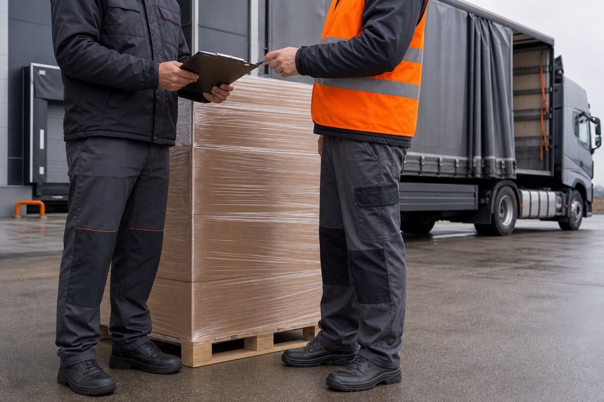 Transport towarów niebezpiecznych ADR — Przekazanie przygotowanego ładunku kierowcy przy rampie